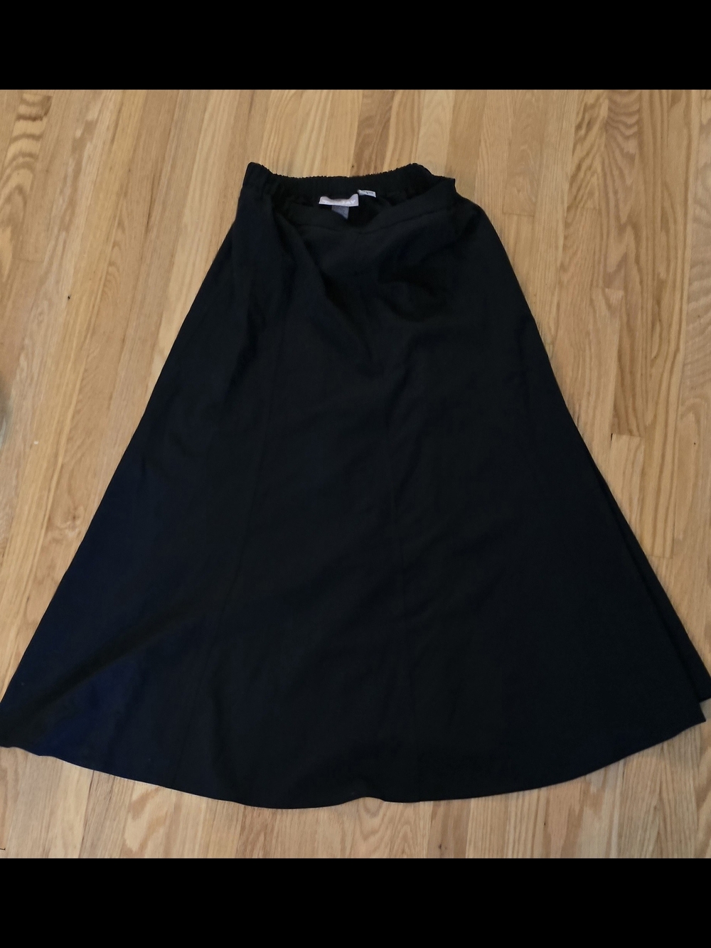 Classic Black A-Line Women's Skirt